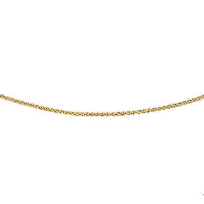 14krt gouden collier vossenstaart 45cm / 1.0mm