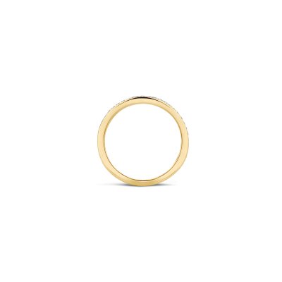 Bicolor Ring Met Zirkonia