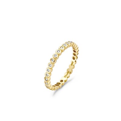 Blush Ring 1120YZI/54 -  Geel Goud (14Krt.) met Zirconia