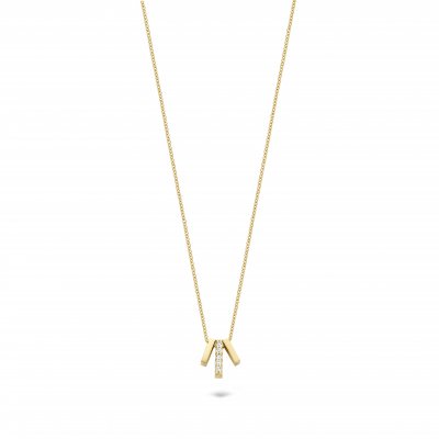 Gouden Collier Met Zirkonia