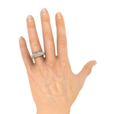 Silent Memories Bicolor Vingerafdruk Ring