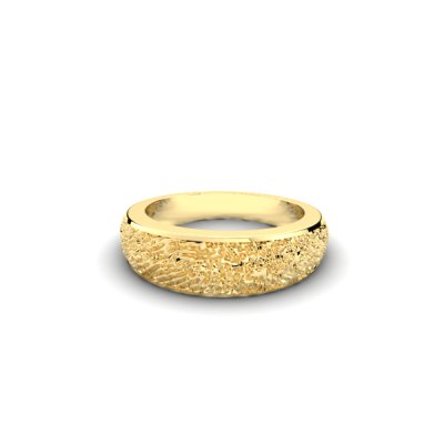 Silent Memories Gouden Vingerafdruk Ring