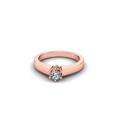 Silent Memories Roségouden Ring met Herinneringsdiamant