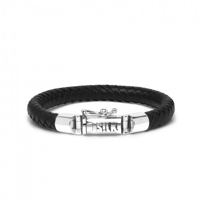 644BLK.21 silver & leather