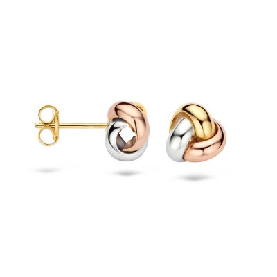 Blush Oorbellen 7145WYR -  Wit, Rosé en Geel Goud (14Krt.)