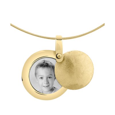 Silent Memories Gouden Medaillon Rond