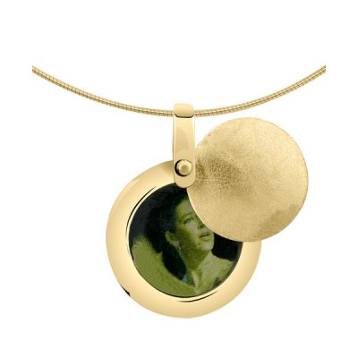 Silent Memories Gouden Medaillon Rond