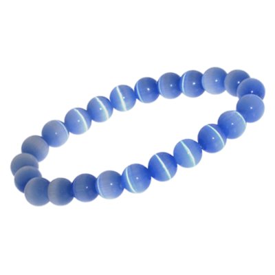 Armband kattenoog blauw