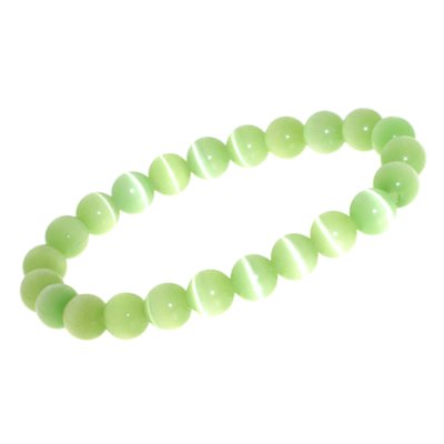 Armband kattenoog groen licht