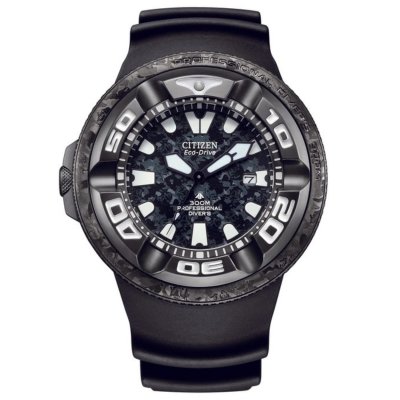 Citizen Promaster Marine BJ8056-01E Horloge - Kunststof - Zwart - Ø 48 mm