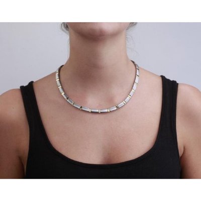 Boccia - Collier - Titanium bicolor - 45 cm