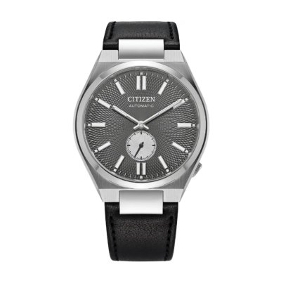 Citizen sapphire leren band