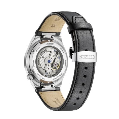 Citizen sapphire leren band