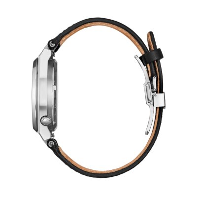 Citizen sapphire leren band