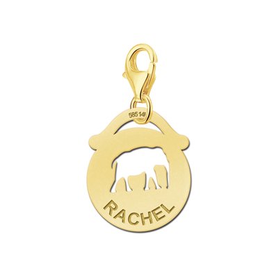 Dieren charm rond olifant