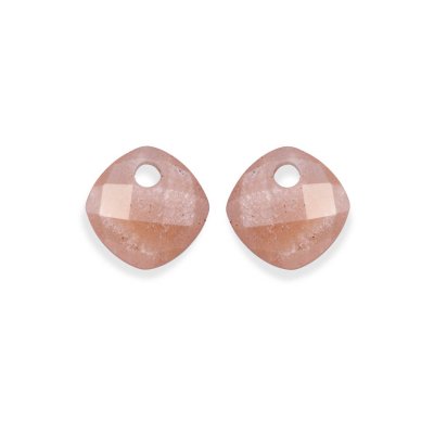 Sparkling earstones cushion cut sunstone