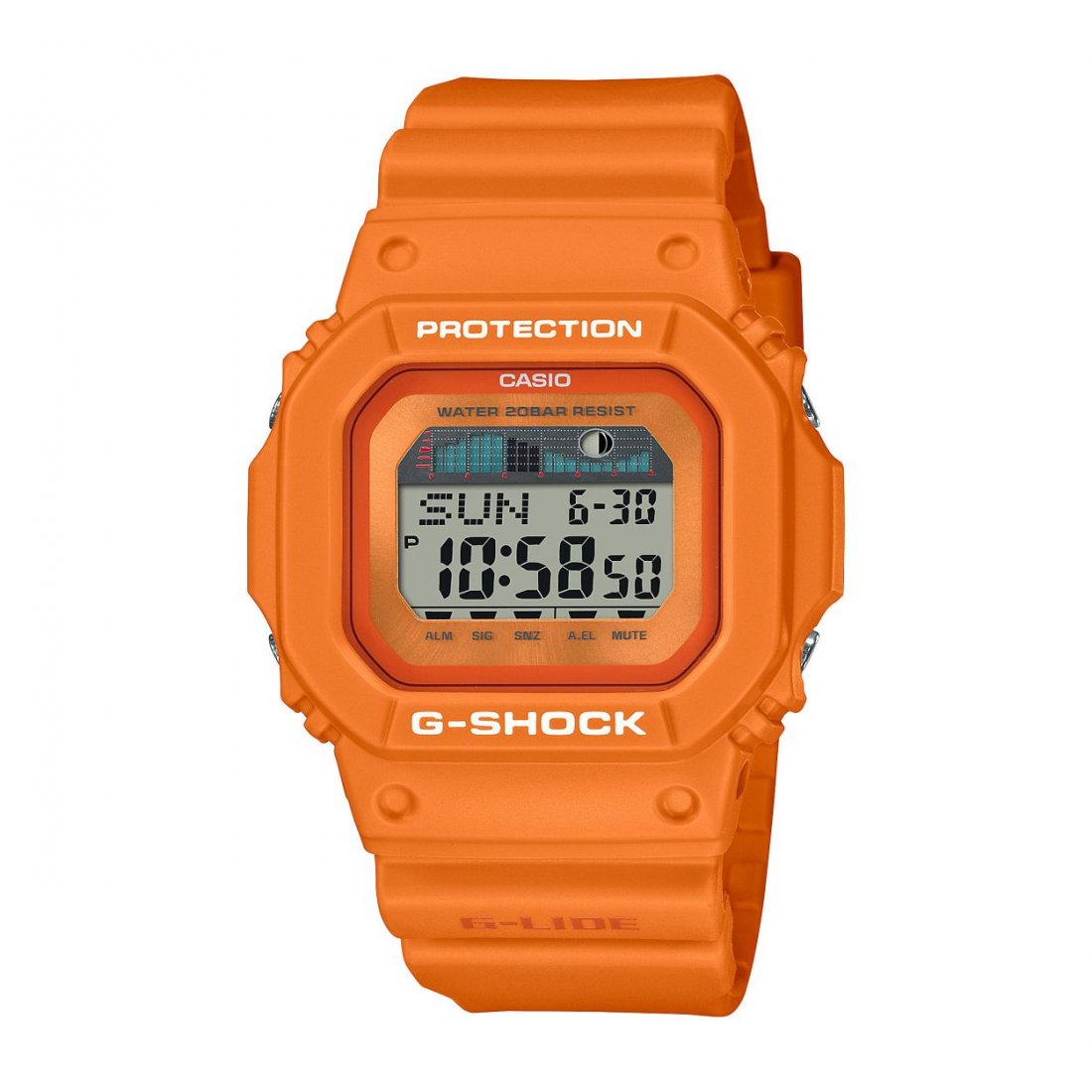 Paard Tom Audreath vuilnis G-Shock horloge, oranje mod3151 / Anny van Buul Juweliers Horloges