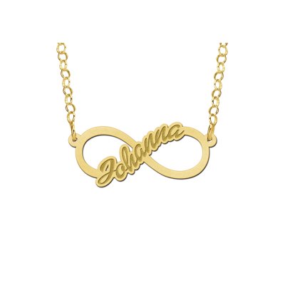 Gouden Infinity ketting kind