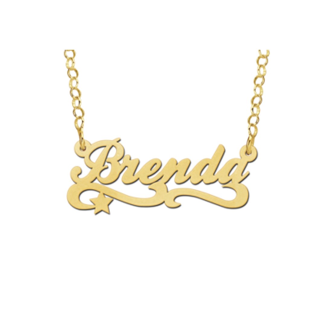 Verbeelding Onnauwkeurig Terughoudendheid Gouden kinder naamketting model Brenda / Anny van Buul Juweliers Sieraden