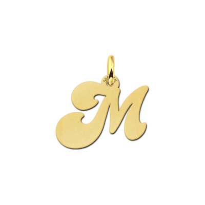 Gouden letter hanger 