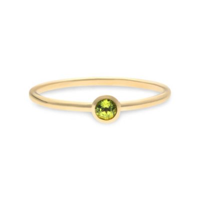 Gouden ring dames Geboortesteen Augustus peridot ANK1446466PE