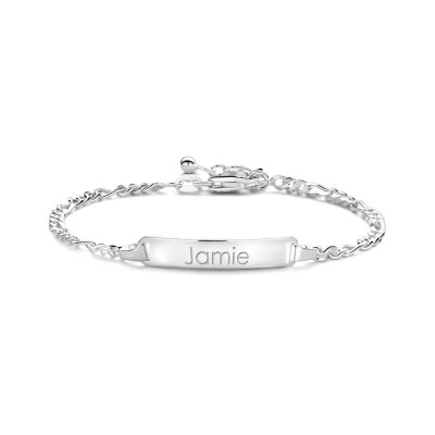 Graveerarmband voor dames van zilver