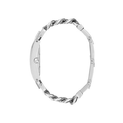 Guess horloge, rechthoek+2x gourmet staal