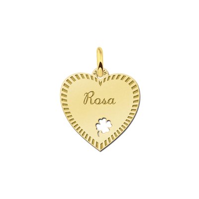 Hart sieraden met rand