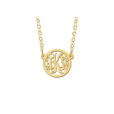 Initialen ketting met je letters