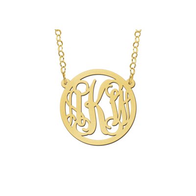 Initialen ketting monogram