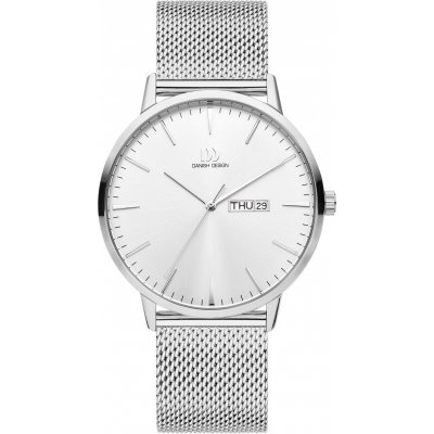 Akilia Day/Date Silver Mesh