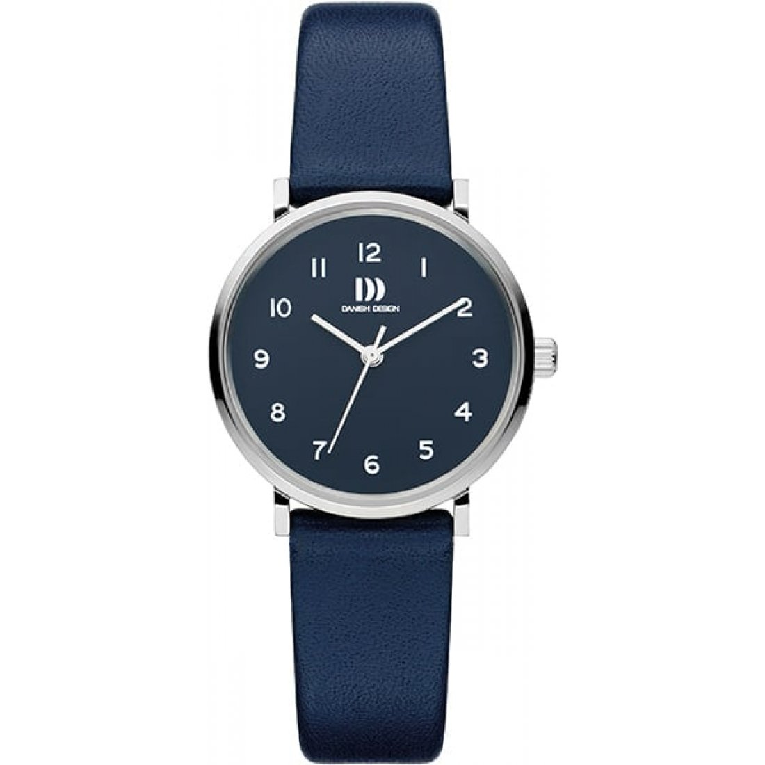 GLØBE Yukon Silver Blue Small Watch / Anny van Buul Juweliers Horloges