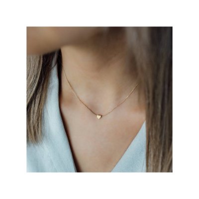 Just Franky - Capital necklace Heart
