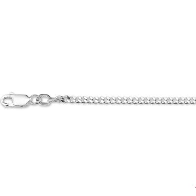 Zilveren gourmet collier 60cm 2.4mm