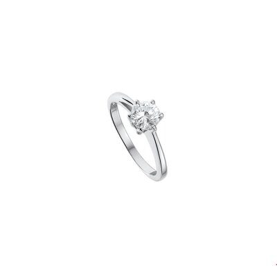 RING ZILVER MET ZIRKONIA 17.75MM