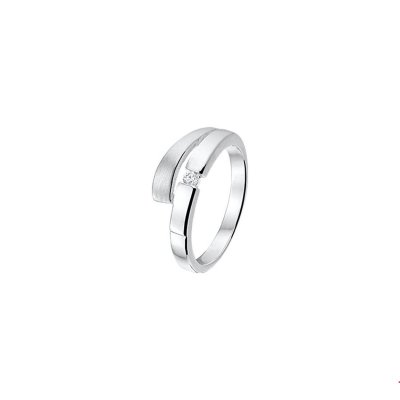 Ring zirkonia dames 17.5mm