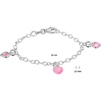 Armband hart kinderen 13cm