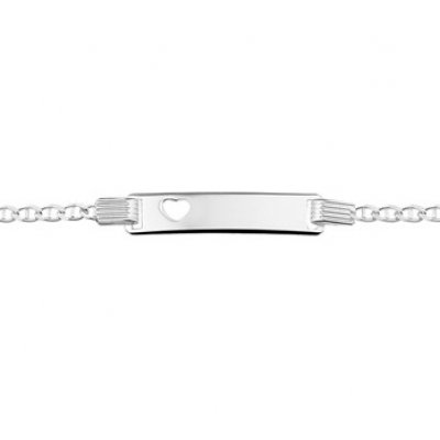 GRAVEERARMBAND ZILVER