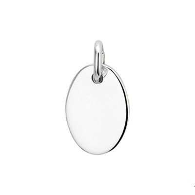 Zilver Graveerhanger unisex