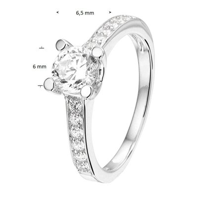 Ring zirkonia dames