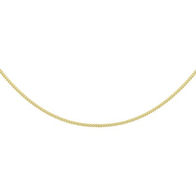 Collier gourmette 4-zijdes geslepen 1,2 mm