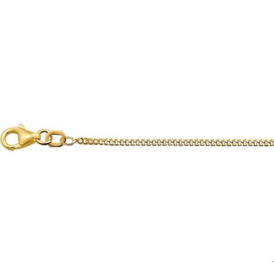 Geelgouden gourmet collier 60cm 1.6mm