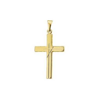 GOUDEN HANGER KRUISJE 