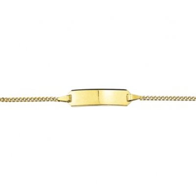 Geelgouden Graveerarmband