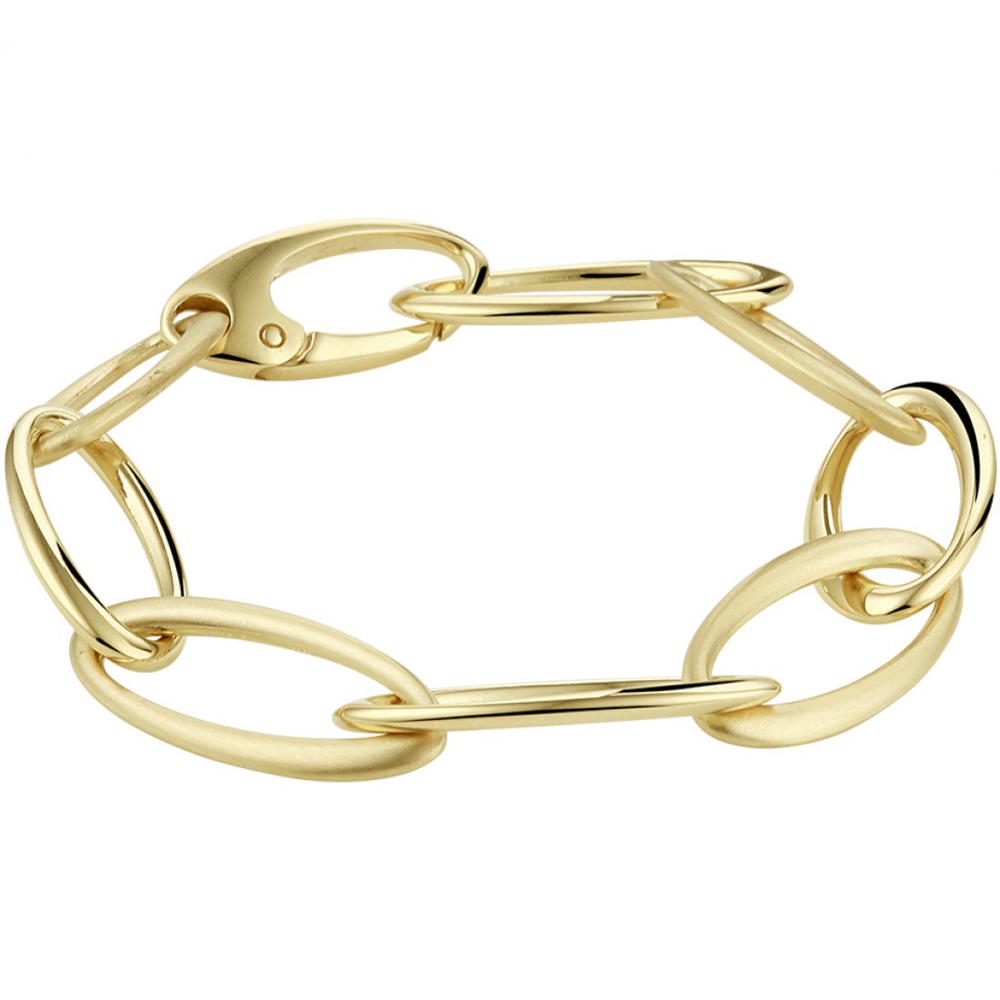 monster Numeriek Bukken 14 Karaat Gouden Armband / Anny van Buul Juweliers Sieraden