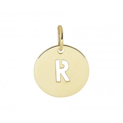 Gouden Hanger Letter R