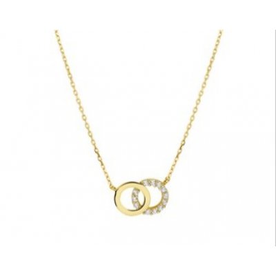 Gouden collier met rondjes