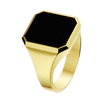 Zegelring onyx