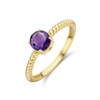 Ring amethyst 0.805ct