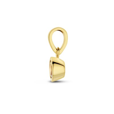 Hanger met geboortesteen citrien 0.25ct november